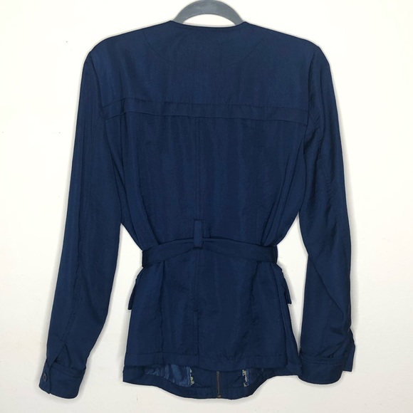 ANTHROPOLOGIE Hei Hei Silky Belted Anorak Jacket - Picture 3 of 7